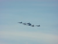 Многоцелевые истребители Су-27 пилотажной группы 