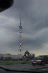 Санкт-Петербургская телебашня – стальная башня высотой 310 метров, построенная в 1962 году.
Изначально высота башни была 316 м, но после замены антенны в 1986 году она уменьшилась на 6 м.
На высоте 192 м находится смотровая площадка, доступ на которую прекращён.
В 2011 году после замены антенны телебашня стала выше на 16 м, её высота составляет 326 м.