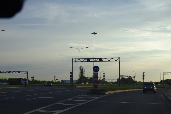 Круговая развязка Колпинского шоссе и Софийской улицы